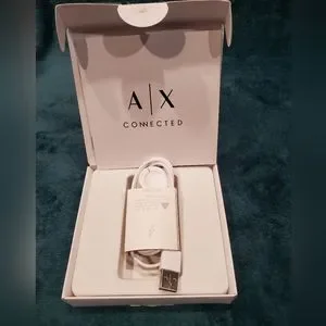 Armani exchange smart watch charger new arrivals